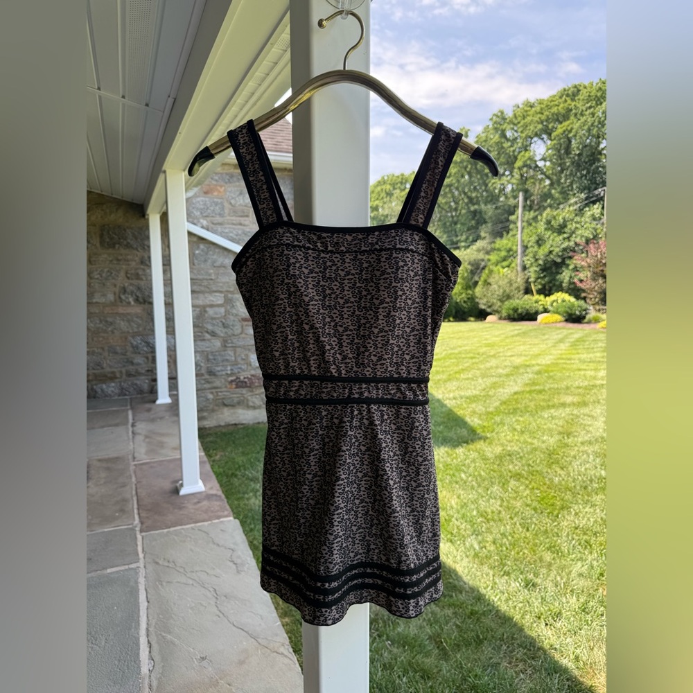 Shore shapes swim cheetah dress